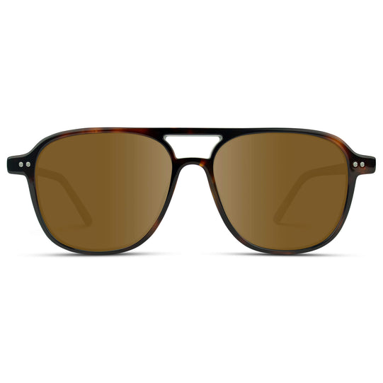 Whiskey Brown Tortoise / Amber || Prescription Sunglasses 