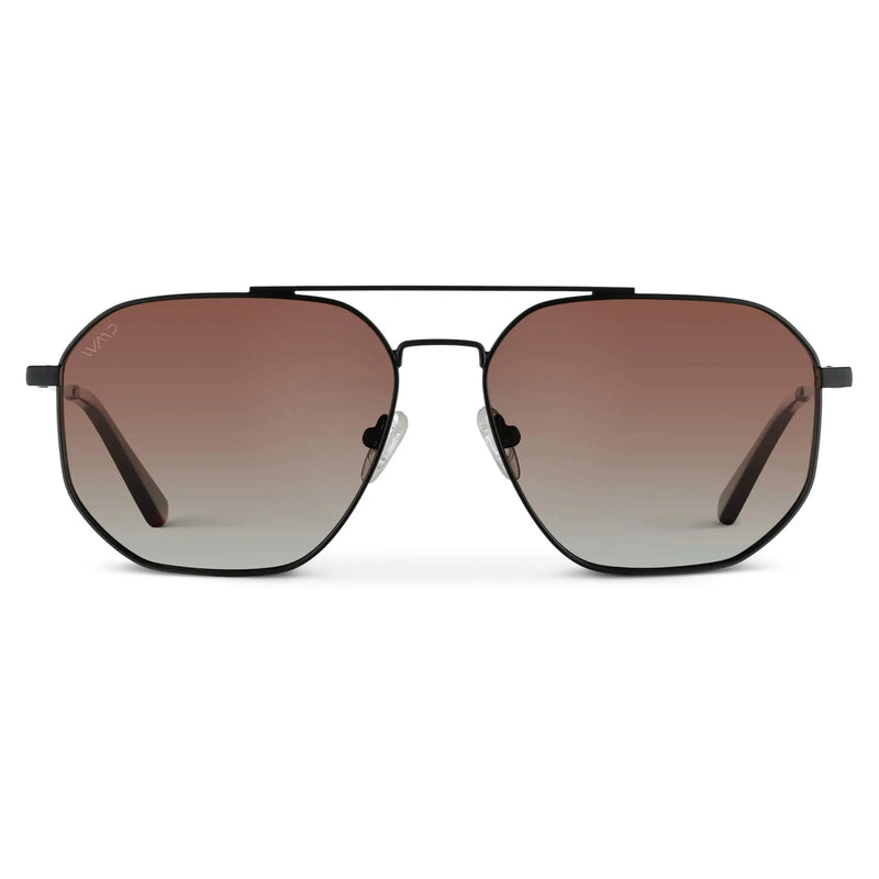 Emmett | Polarized - Black Carbon / Gradient Brown Lens