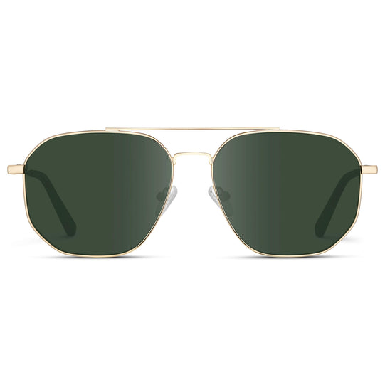 Gold / G15 Lens || Prescription Sunglasses 