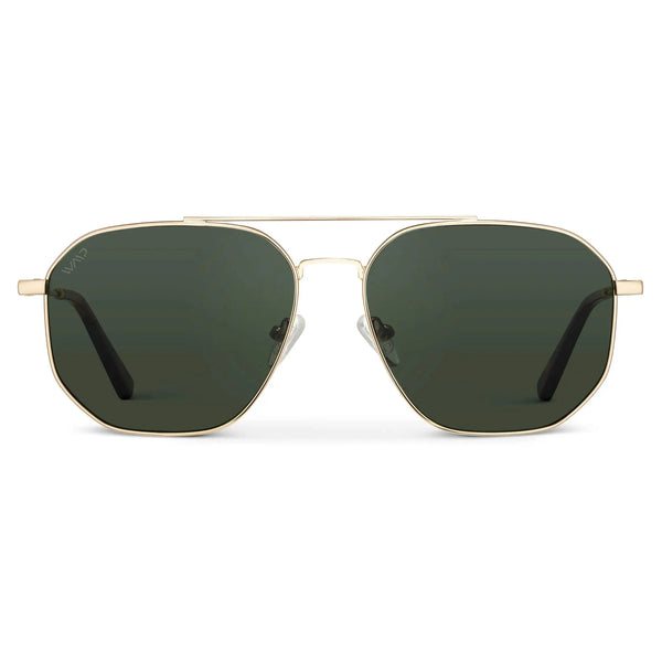 Emmett | Polarized - Gold / Smoke Green Lens
