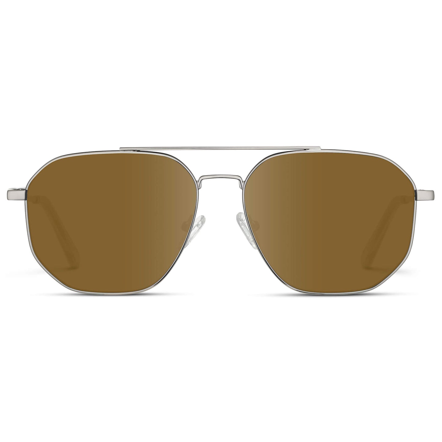 Silver / Amber Lens || Prescription Sunglasses 