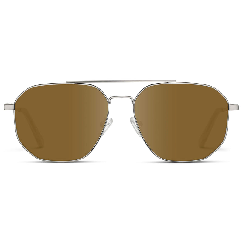 Emmett | RX - Silver / Amber Lens