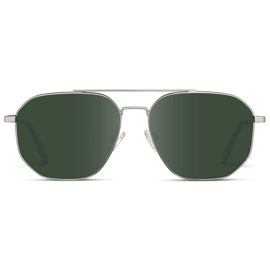 Silver / G15 Lens || Prescription Sunglasses 