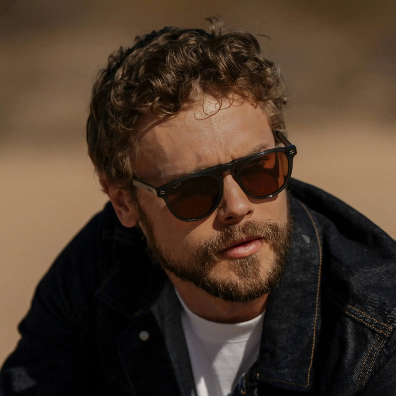Axel | Polarized - Crystal Steel Blue / Brown Lens