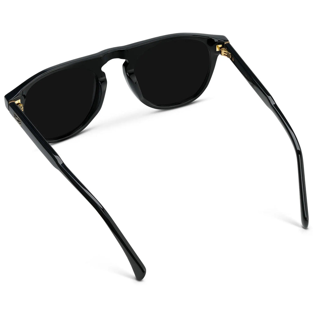 In the Woods...ブラックメタル　blackl Axel | Round Aviator Sunglasses for Men – WMP Eyewear