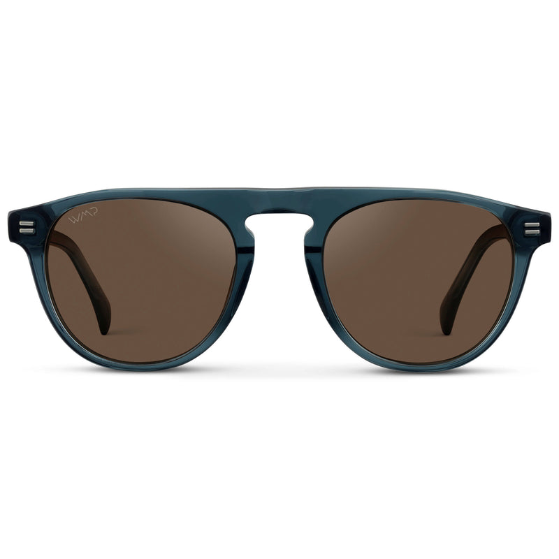 Axel | Polarized - Crystal Steel Blue / Brown Lens