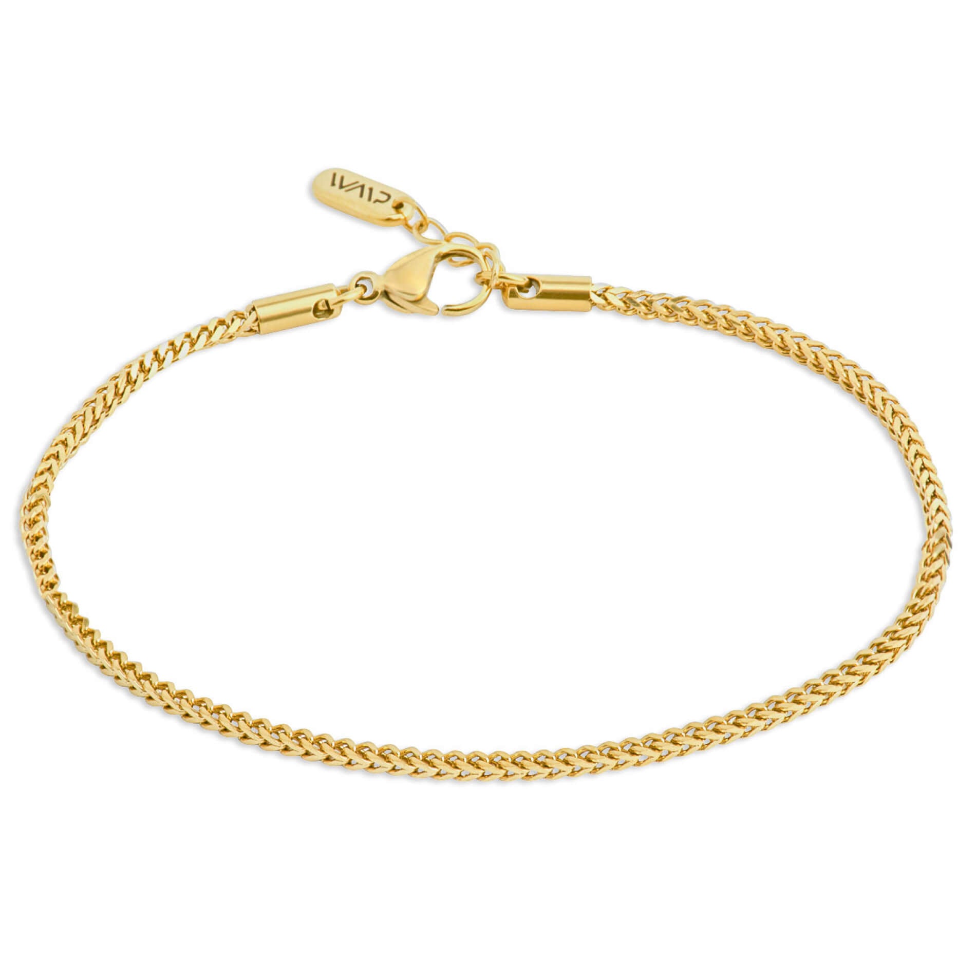 Gold || Handmade 14K Gold Plated Adjustable Bracelet Set for Men