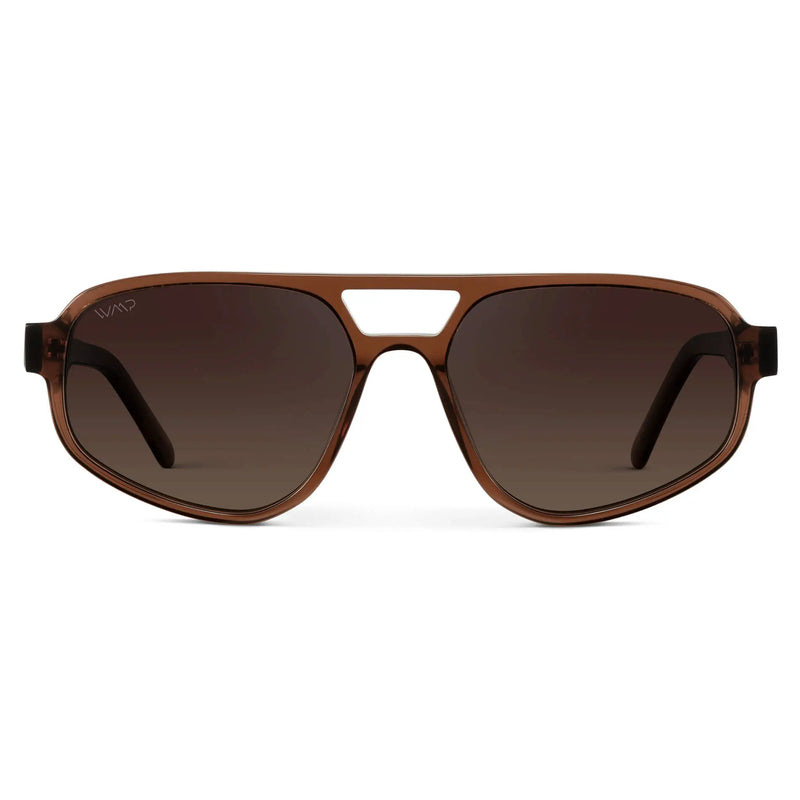 Brooklyn | Polarized - Crystal Brown / Dark Beige Gradient Lens