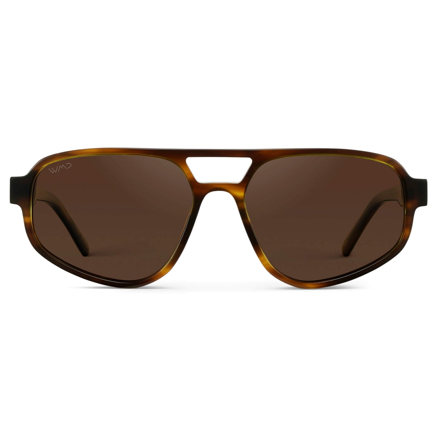 Golden Brown Grain / Brown Lens || Golden Brown Grain Acetate Frame with Brown Polarized Lens