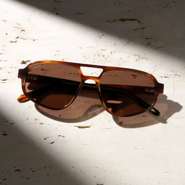 Modern Aviator Sunglasses: Brooklyn