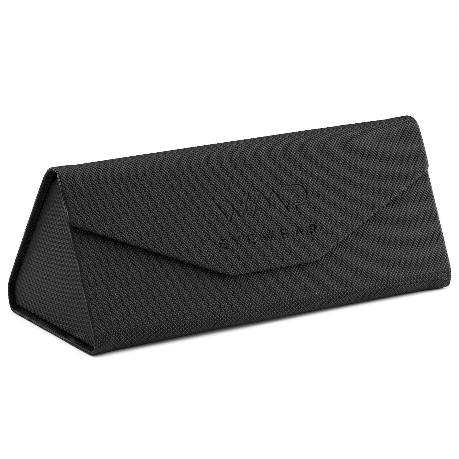 Black || Black Foldable Magnetic Sunglasses Case to Protect Eyewear