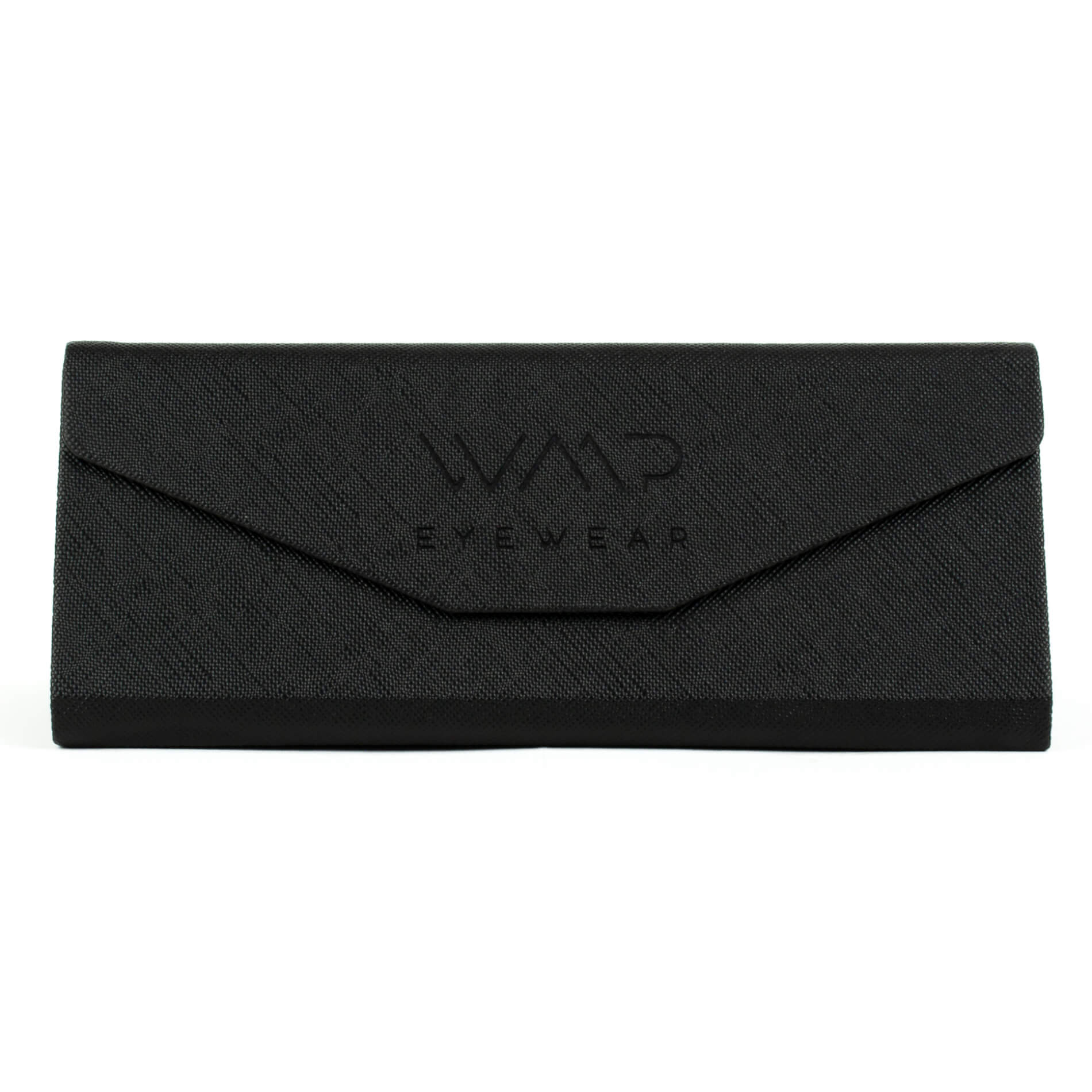 Black || Black Foldable Magnetic Sunglasses Case to Protect Eyewear