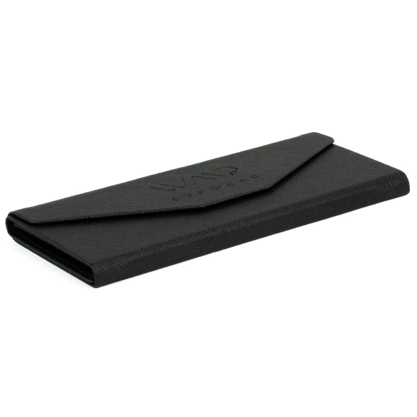 Black || Black Foldable Magnetic Sunglasses Case to Protect Eyewear