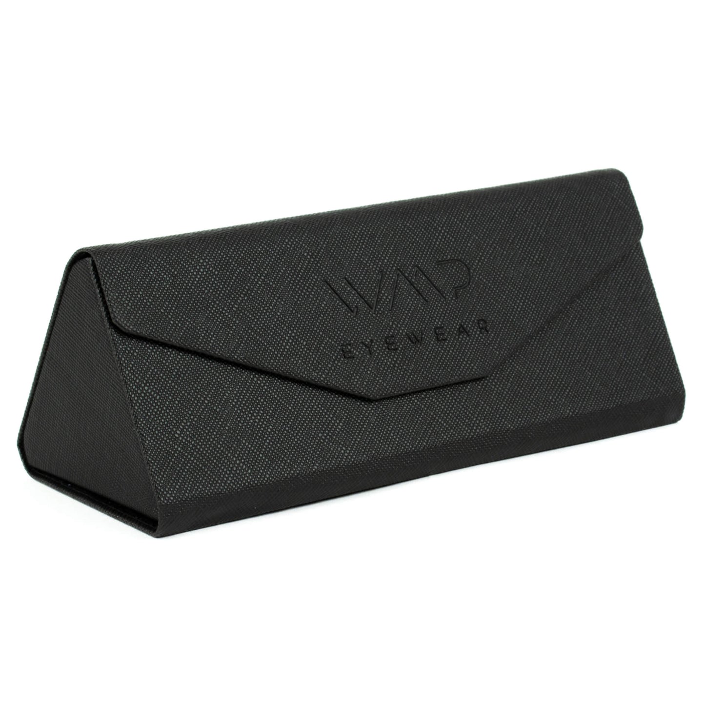 Black || Black Foldable Magnetic Sunglasses Case to Protect Eyewear