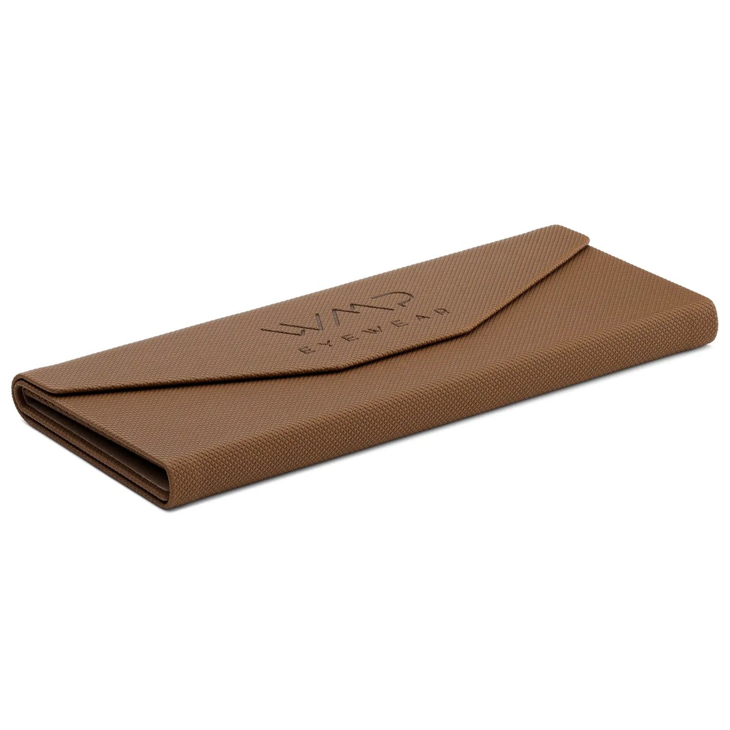 Brown || Brown Foldable Magnetic Sunglasses Case to Protect Eyewear