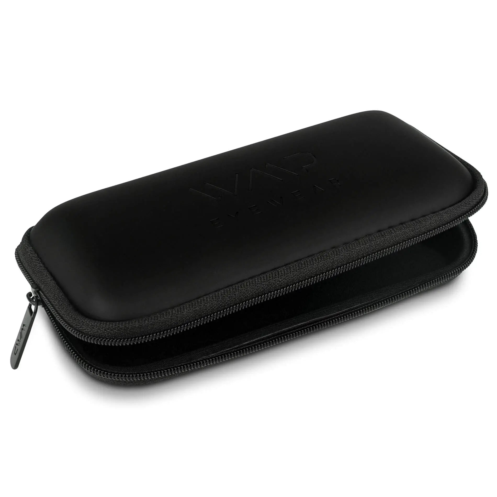 Black || Black Hard Shell Zipper Sunglasses Case to Protect Eyewear