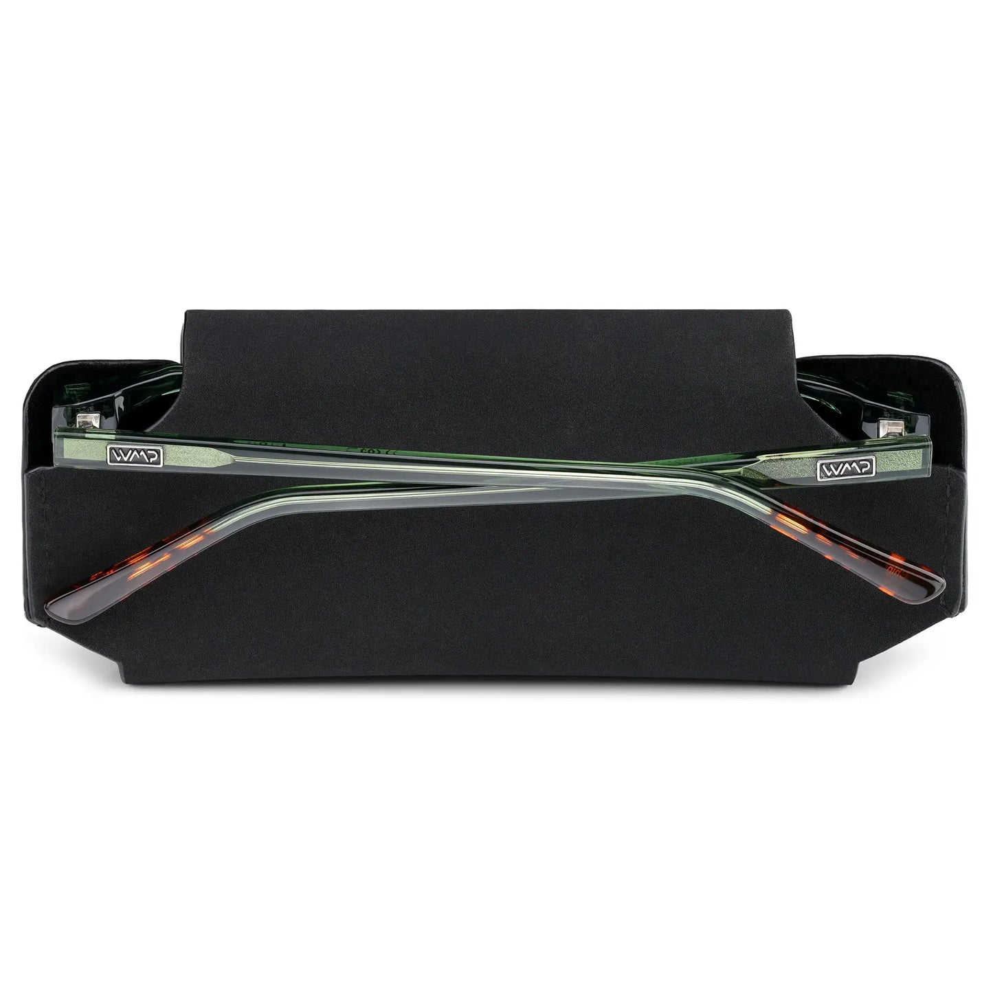 Black || Sleek Black Magnetic Eyewear Pocket Case