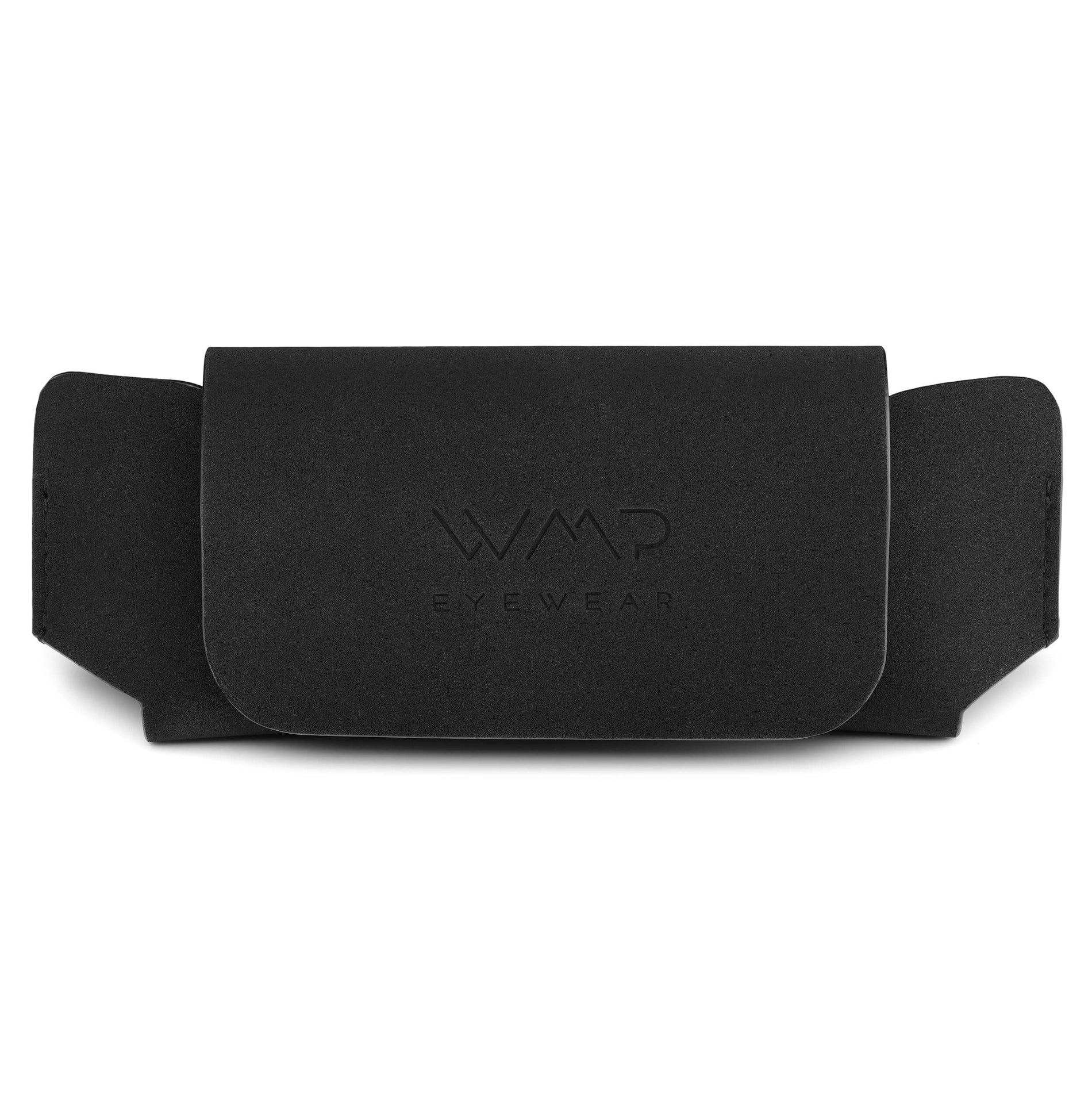 Black || Sleek Black Magnetic Eyewear Pocket Case