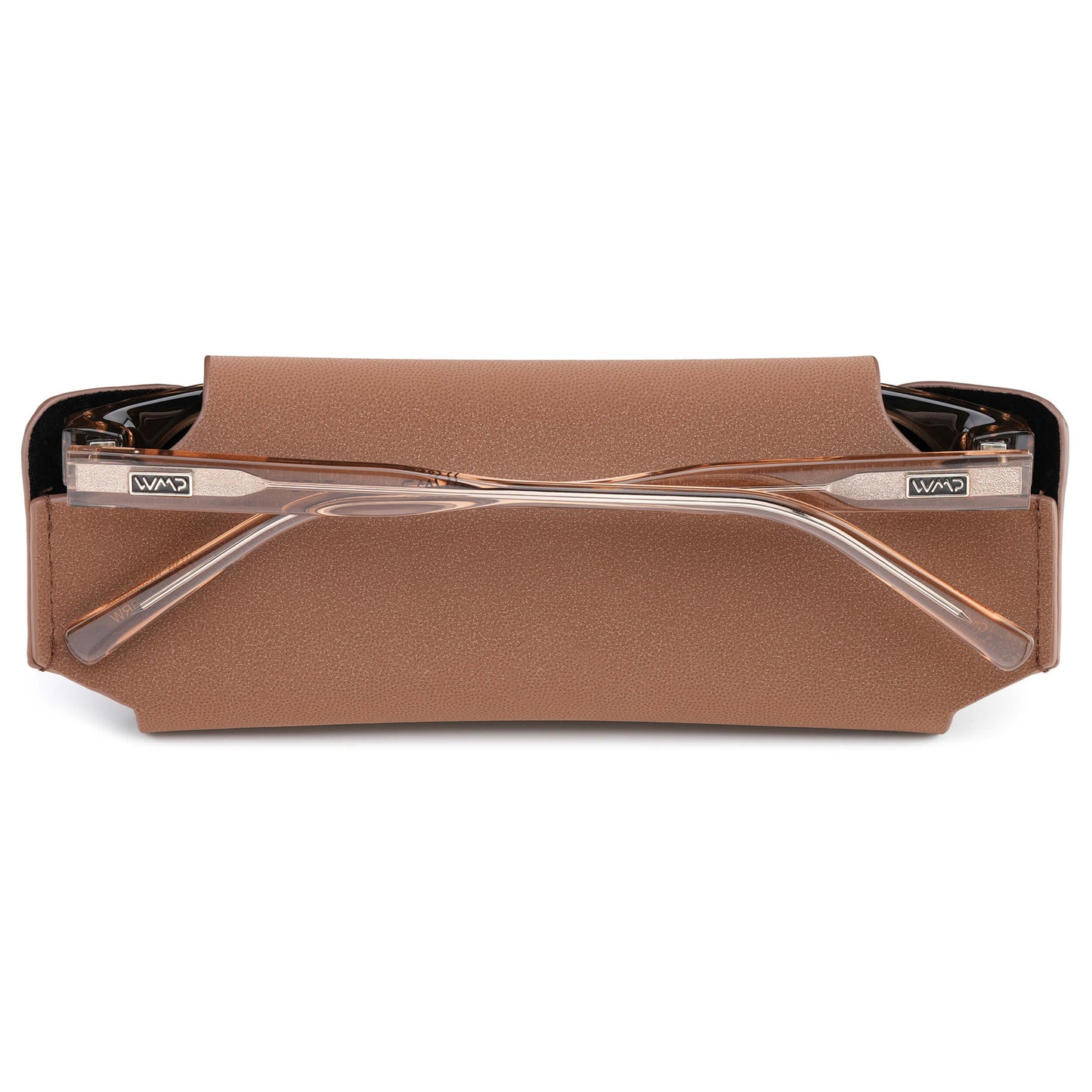 Brown || Sleek Brown Magnetic Eyewear Pocket Case