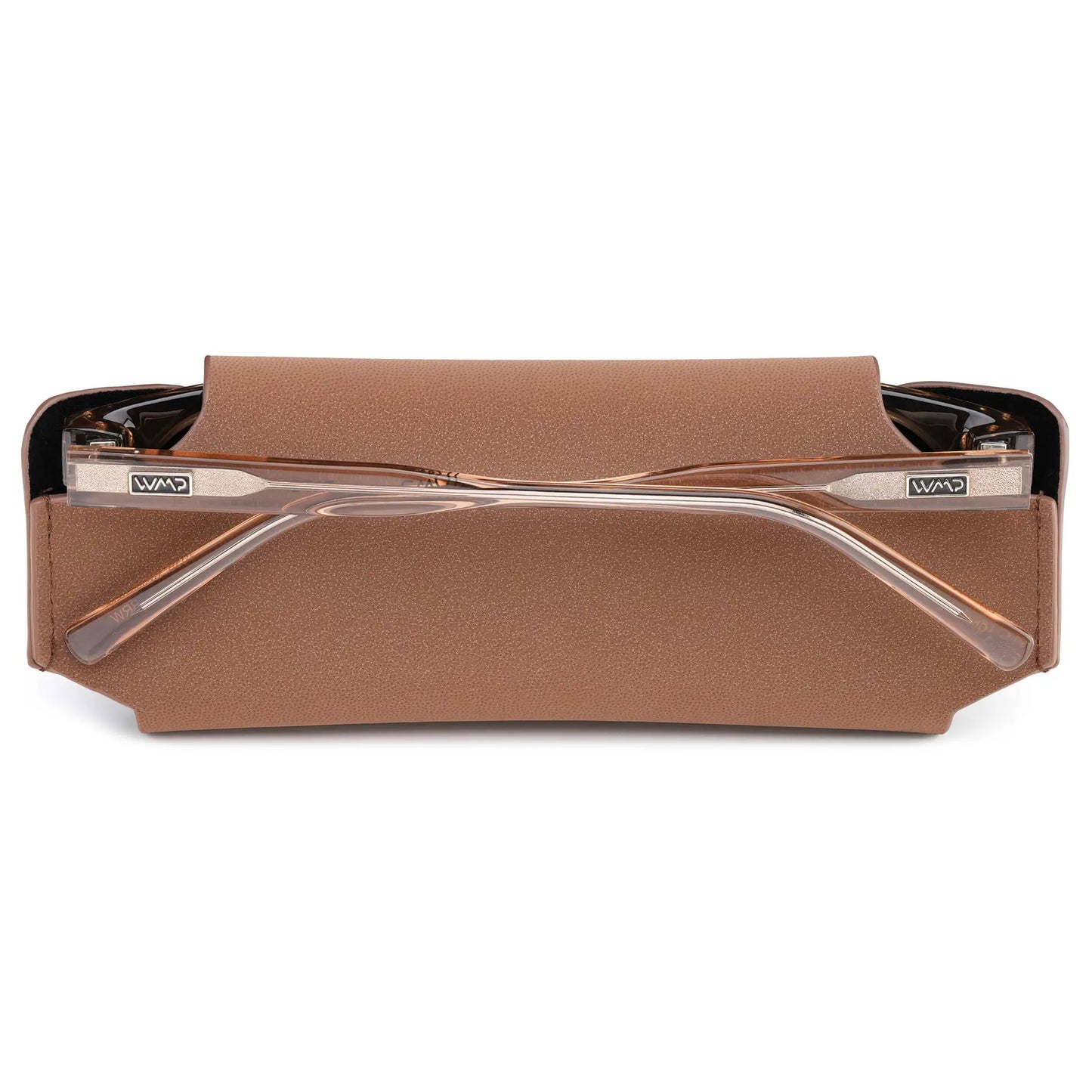 Brown || Sleek Brown Magnetic Eyewear Pocket Case