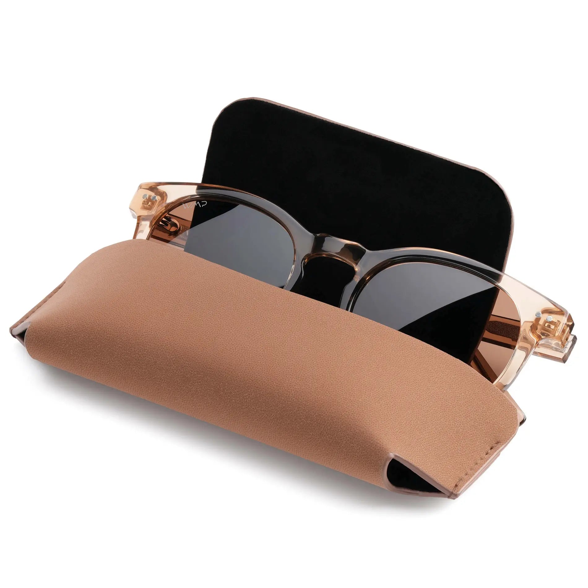 Brown || Sleek Brown Magnetic Eyewear Pocket Case