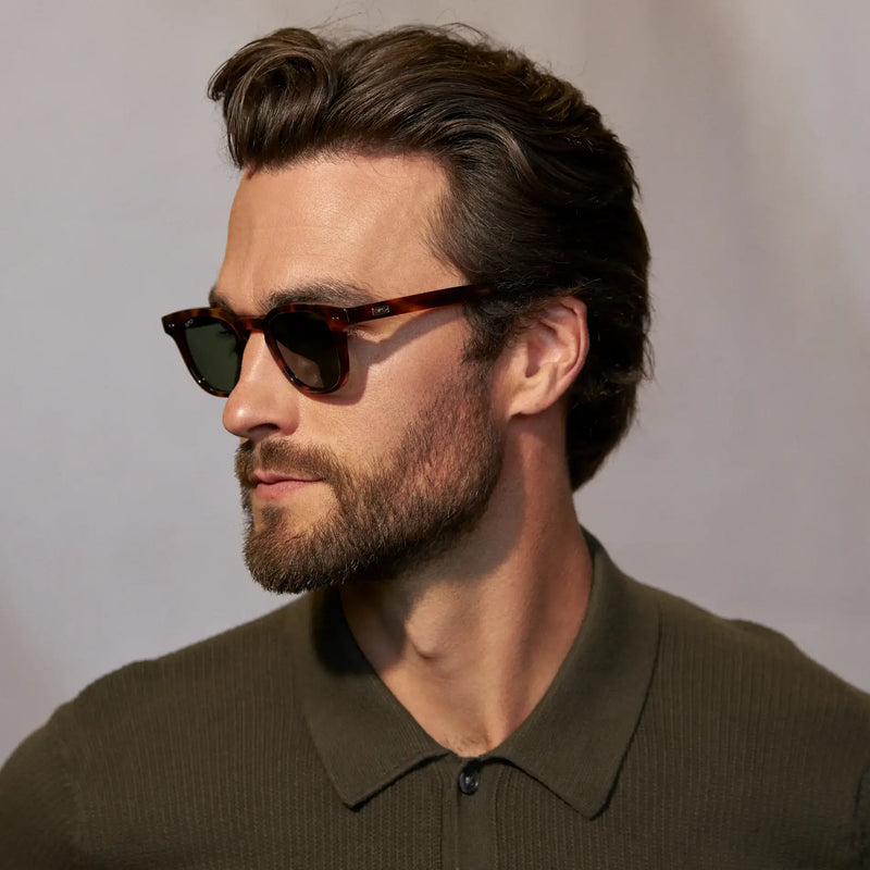 Clark | Polarized - Brown Tortoise / Smoke Green Lens
