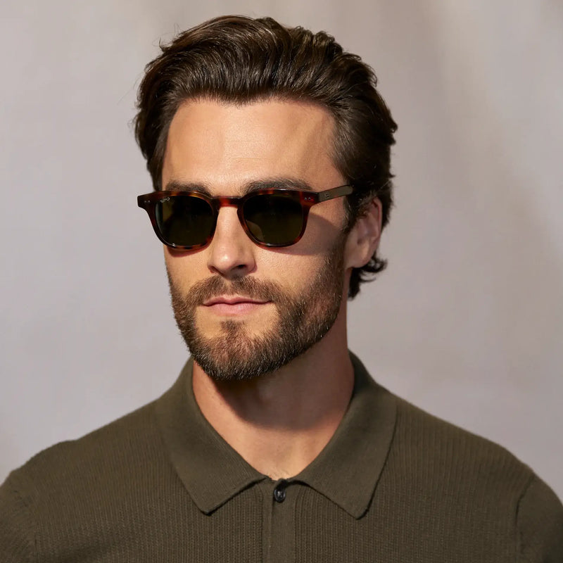 Clark | Polarized - Brown Tortoise / Smoke Green Lens