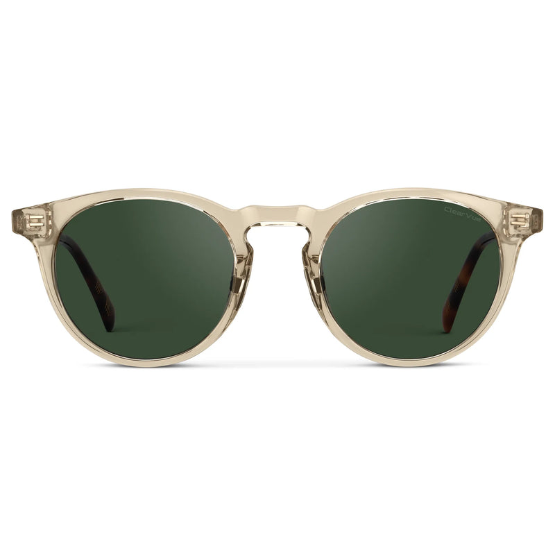Caddie | Polarized - Crystal Sand Brown / Smoke Green Lens