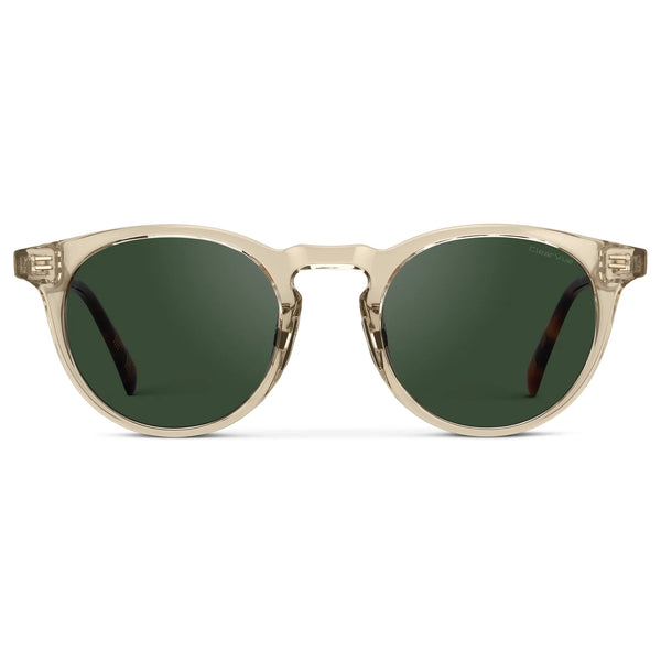 Caddie | Polarized - Crystal Sand Brown / Smoke Green Lens