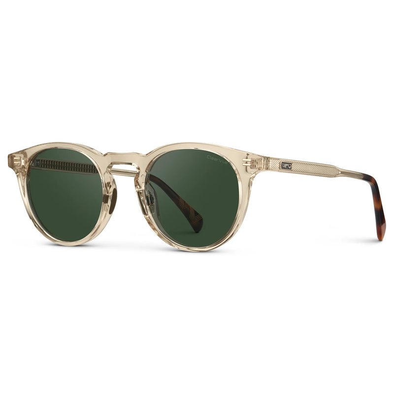 Caddie | Polarized - Crystal Sand Brown / Smoke Green Lens
