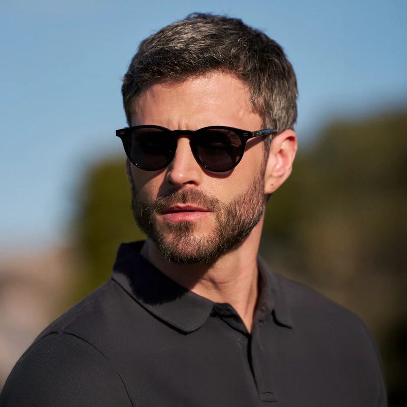 Caddie | Polarized - Black / Black Lens