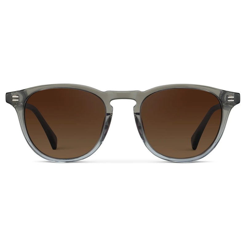 Cameron | Polarized - Charcoal Grey / Brown Gold Gradient Lens