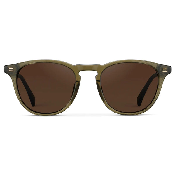 Cameron | Polarized - Khaki Green / Dark Brown Lens