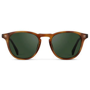 Cameron | Polarized - Honey Tortoise / Smoke Green Lens