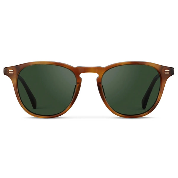 Cameron | Polarized - Honey Tortoise / Smoke Green Lens