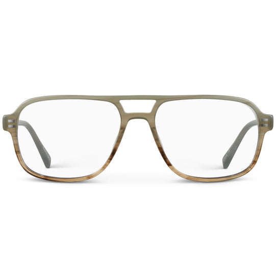 Grey Agate || Grey Acetate frame with Blue Light blocking clear lens