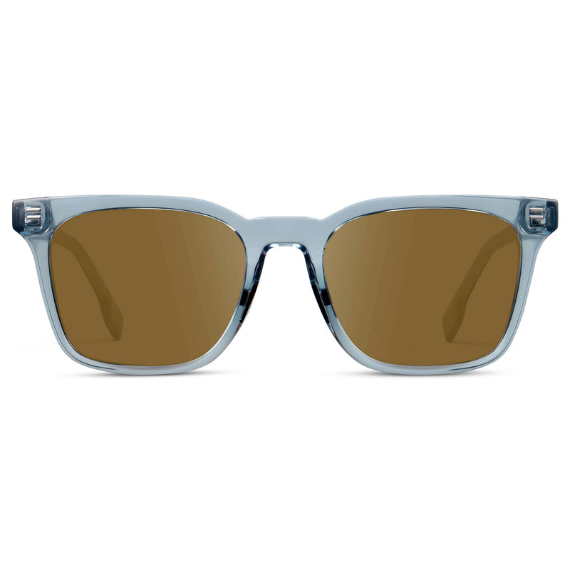 Chip | Prescription Sunglasses - Denim Blue / Amber
