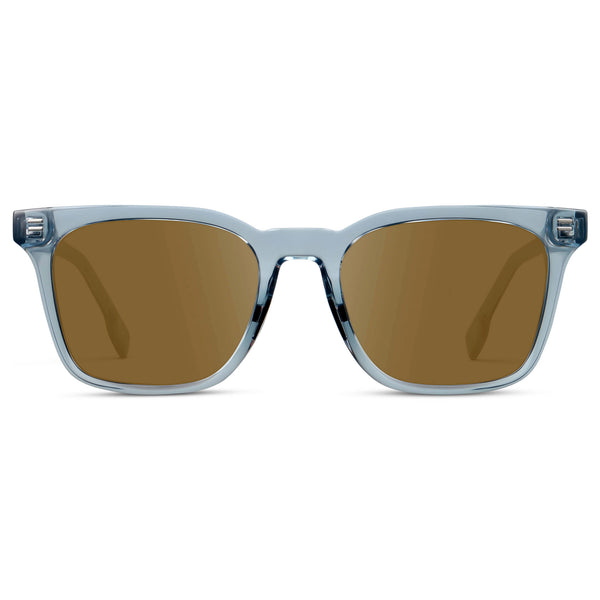 Chip | Prescription Sunglasses - Denim Blue / Amber