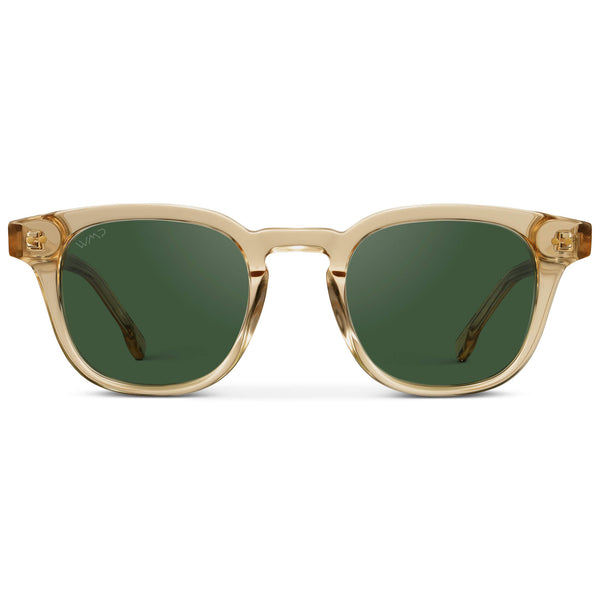 Clark | Polarized - Crystal Champagne / Smoke Green Lens