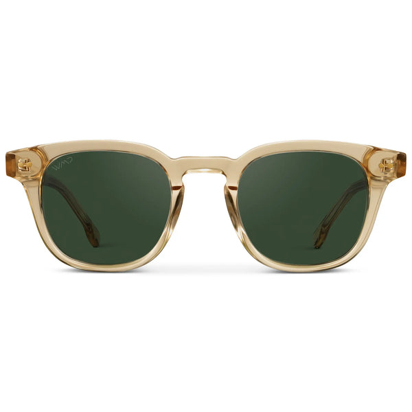 Clark | Polarized - Crystal Champagne / Smoke Green Lens