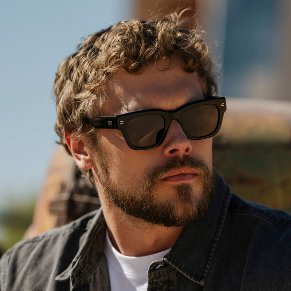 Clint | Polarized - Black / Triple Black Lens