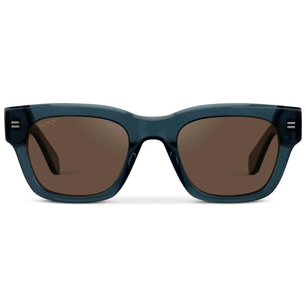 Clint | Polarized - Crystal Steel Blue / Brown Lens