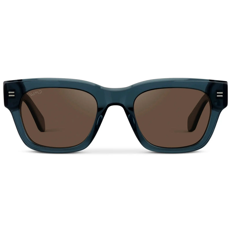 Clint | Polarized - Crystal Steel Blue / Brown Lens