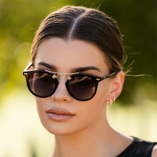 Skyler | Polarized - Black / Black Gradient Lens