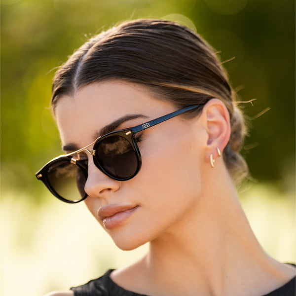 Skyler | Polarized - Black / Black Gradient Lens