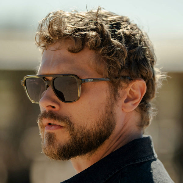 Dean | Polarized - Crystal Verde / Brown Gradient Lens