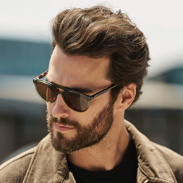 Hudson | Polarized - Tortoise Sage / Brown Lens