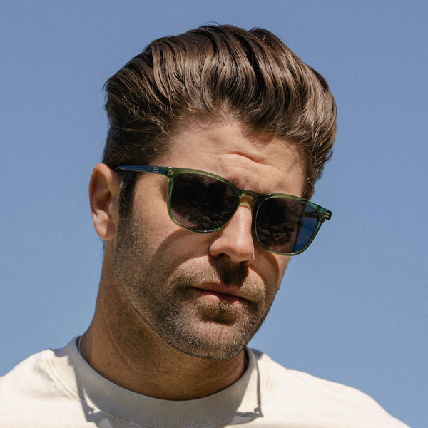 Nick | Polarized - Emerald Green / Black Lens