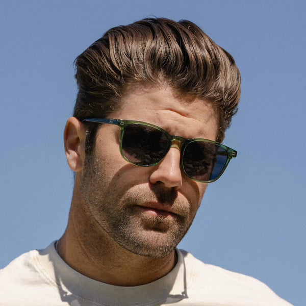 Nick | Polarized - Emerald Green / Black Lens