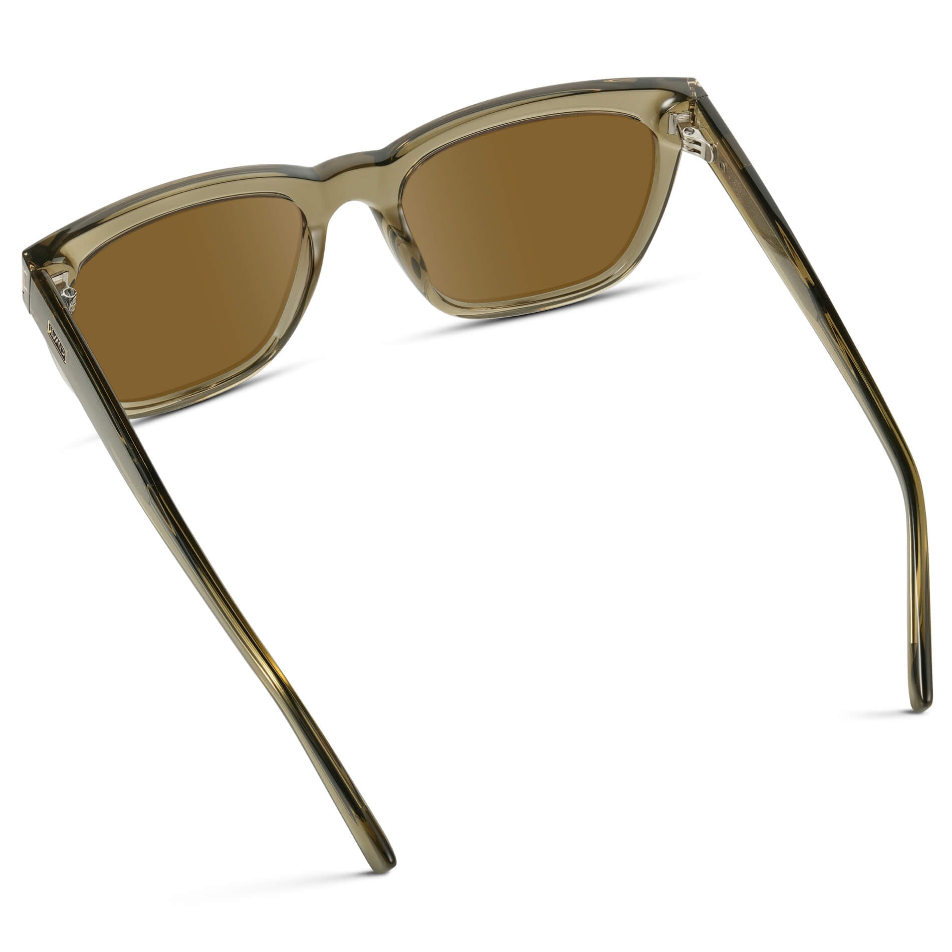 Crystal Moss Green / Amber Lens || Prescription Sunglasses